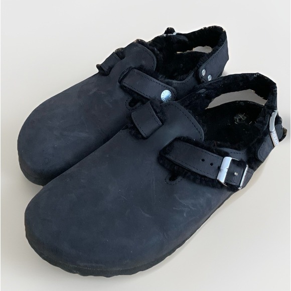 Birkenstock Shoes - Birkenstock Boston Shearling Clogs